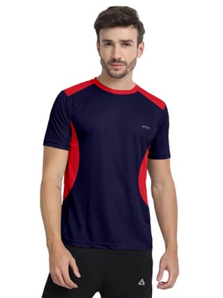 FTX Men Drifit Colorblock Half Sleeve Tshirt
