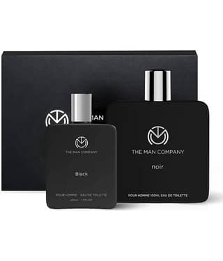 The Man Company Luxury Perfume Set with Noir, Black Perfume Body Spray for Unisex 75 ml ( Pack of 2 )