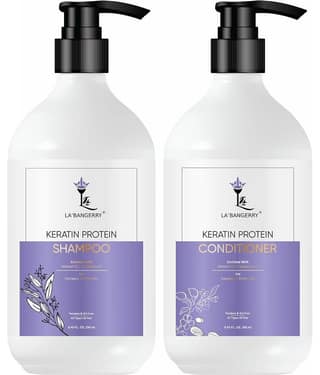 LA'BANGERRY Keratin Protein Shampoo & Keratin Protein Conditioner Combo - 500ml