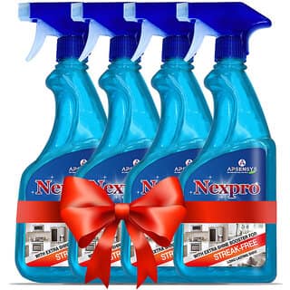 APSENSYS CARE NEXPRO Glass Multi-surface Cleaner 500 ml (Pack of 4)
