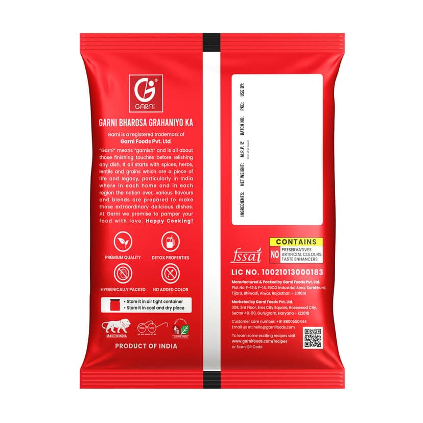 Garni Foods Jeera (Cumin) Whole, 200g | Whole Cumin Seeds Spices | 100% Natural & Impurities-Free | Fresh Natural Jeera | Pack of 2 | (2 x 100g) view 4