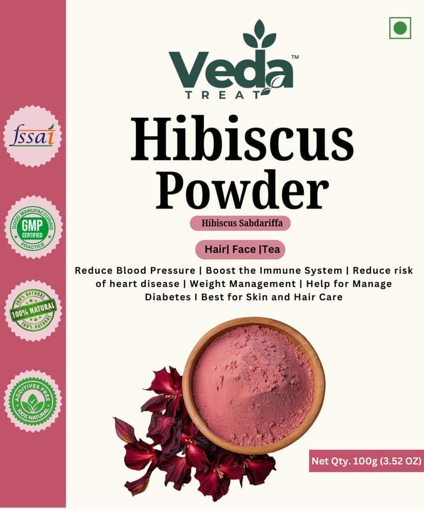 VedaTreat Multani Mitti and Hibiscus Powder: 100% Pure & Natural Combo view 8