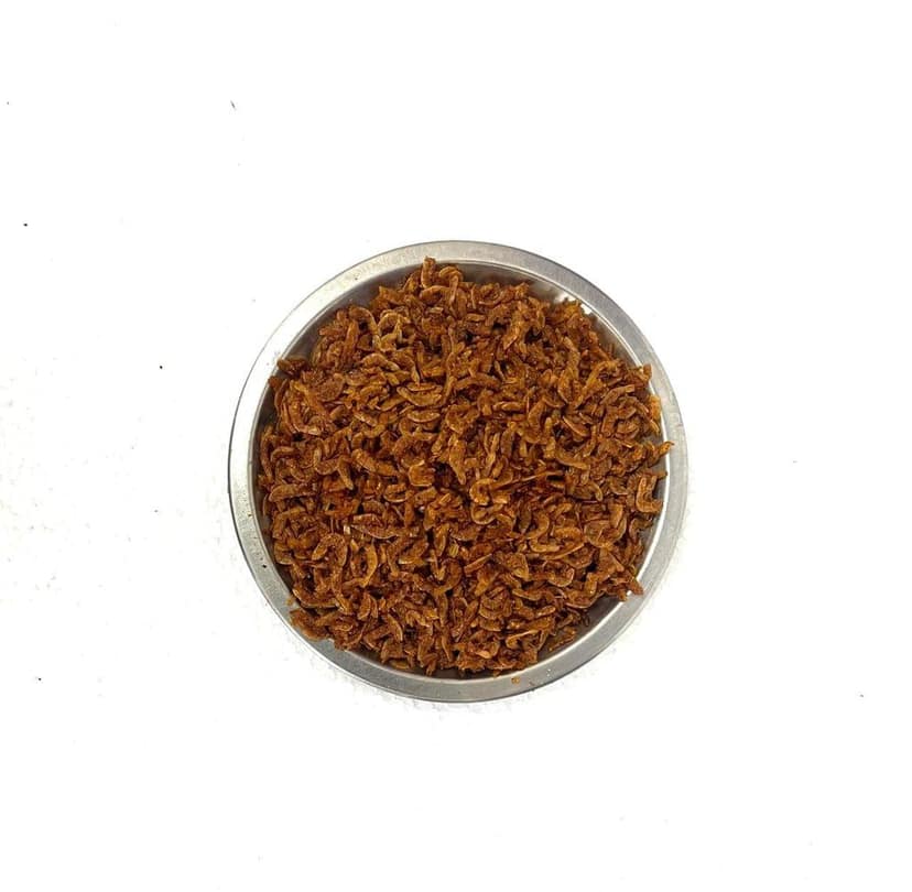 Dried Prawns Chips ROASTED (Small)/ready to eat/100GM/100% NATURAL FOOD view 3