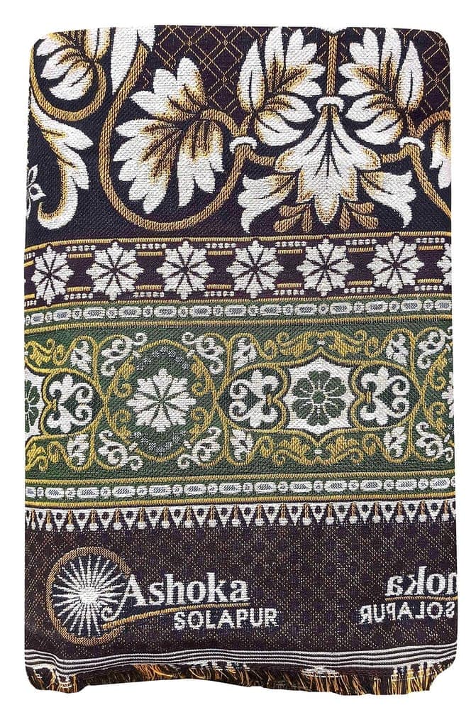 Mandhania Solapuri Royal King Size Cotton Daily Use Chaddar (103, Assorted Colour, 7.5 X 9 ft) view 2