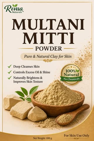 Rivaa Naturals Multani Mitti Powder