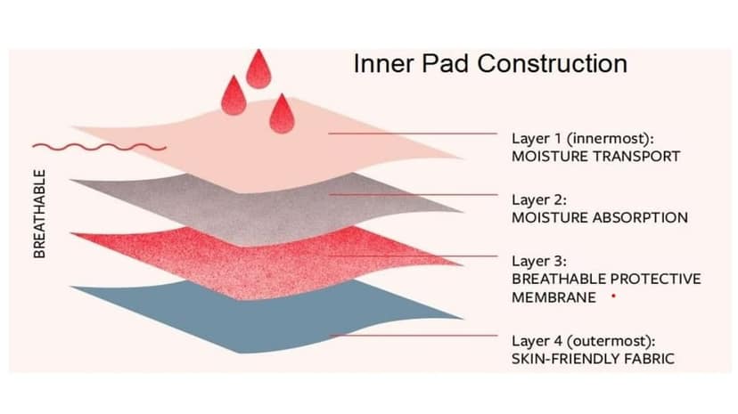 Wemyc Incontinence Underwear For Women I Washable & Reusable I Absorbs Medium Urine Leaks I Adult Diaper l Bedwetting Panty l Anti Bacterial, Hygienic & Leakproof view 2