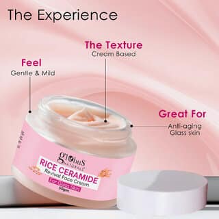 Globus Natural Rice Ceramide Revival Face Cream For Korean Glass Skin 50 gm view 2