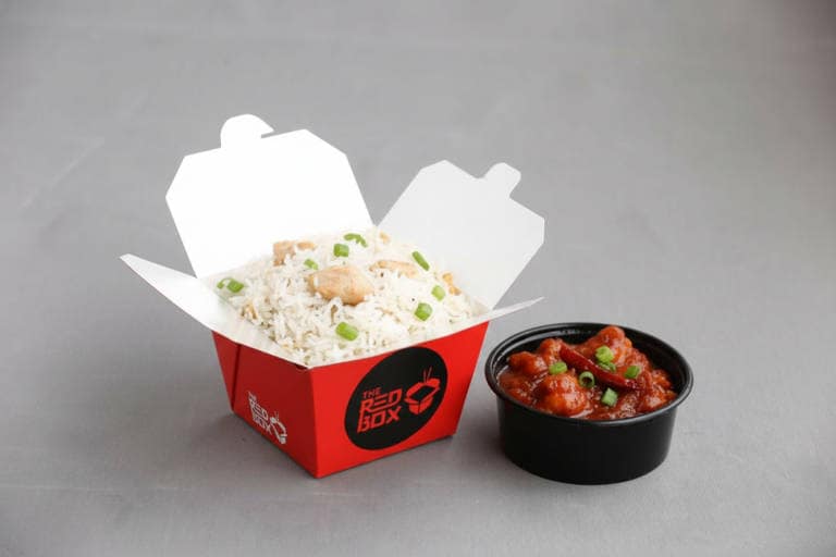Chicken Fried Rice & Schezwan Chicken (festive Little Box)