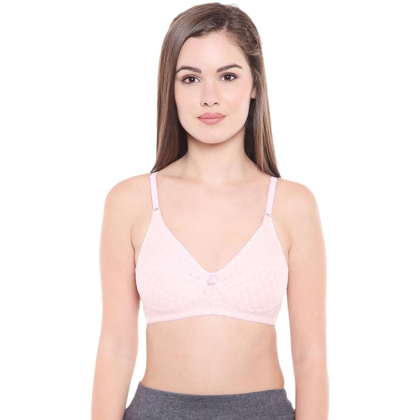 Bodycare Women Poly Cotton Full Coverage Non Padded Regular Bra Pack - 2 E1506RBLPI view 3