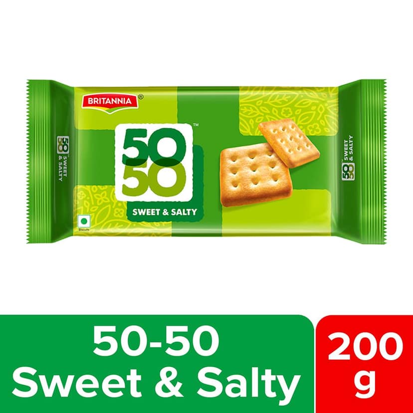 Britannia 5050 Sweet Salty Biscuits