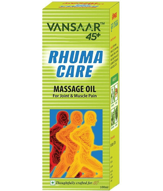 Vansaar Rhuma Care Massage Oil for long lasting pain relief|100% Ayurvedic|100ml