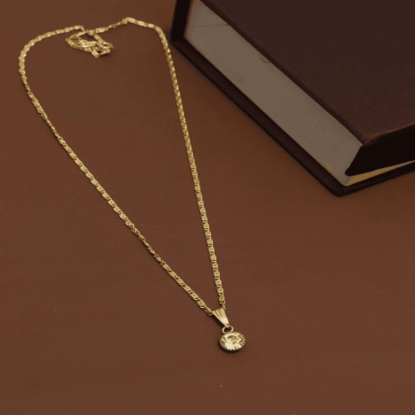 New High gold plated peacock designer neckless for girls and women's (RK_PN-1) & CHAIN-PENDANTS necklaces & chains (COMBO PACK OF 2 PIC) view 2