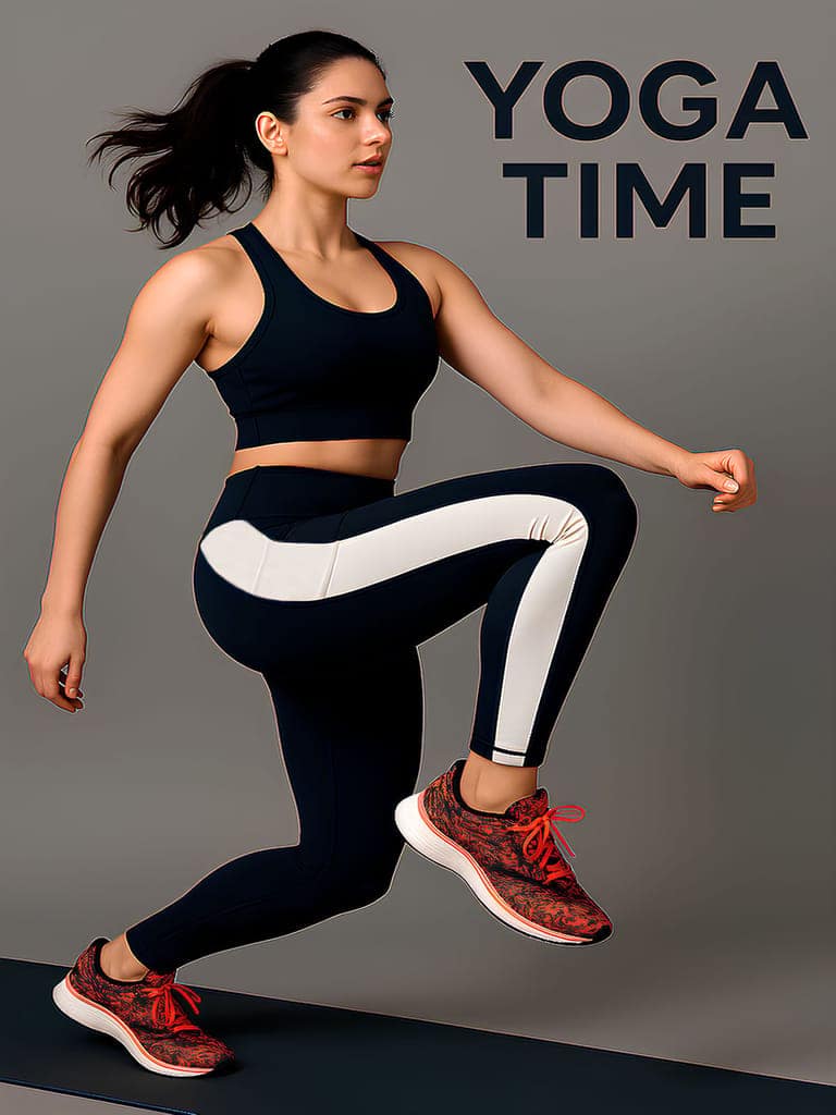 WUGO::Latest Trendy Women Sports Tights|Running Tights|Yoga-Gym Tights|Games and Playing Tights|Workout Tights For Women's & Girls (Imported Lycra 250-GSM) view 3