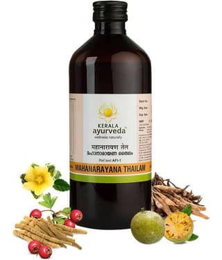 Kerala Ayurveda Mahanarayana Thailam 450ml | Post-workout Abhyanga Oil | Soothes Muscles | For Healthy Joints
