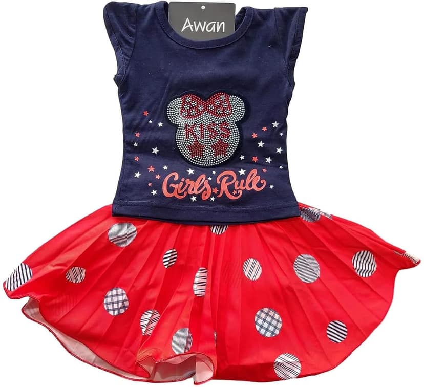 Baby Girls Minnie Party(Festive) Top Skirt view 3