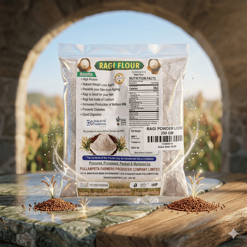Premium Natural Ragi Flour (Finger Millet) view 2