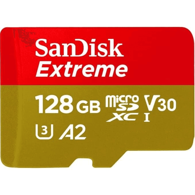 SanDisk Extreme Micro SD 128GB Memory Card view 3