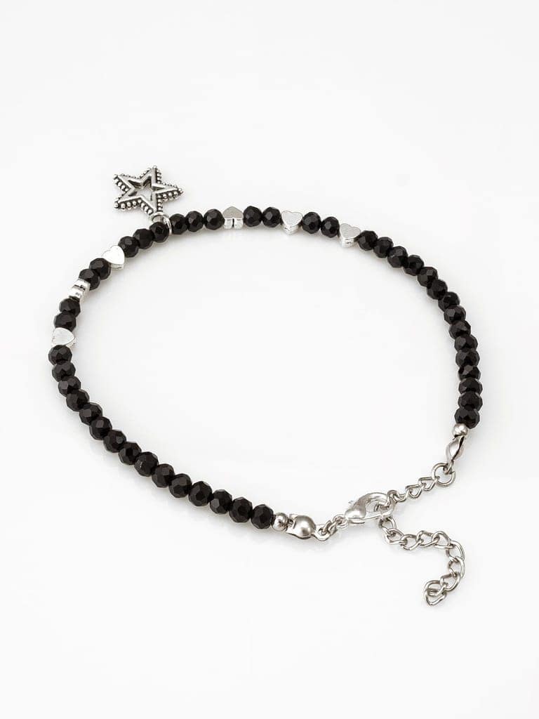 Morison Crystal-Embellished Anklet Sparkle with Every Step view 4