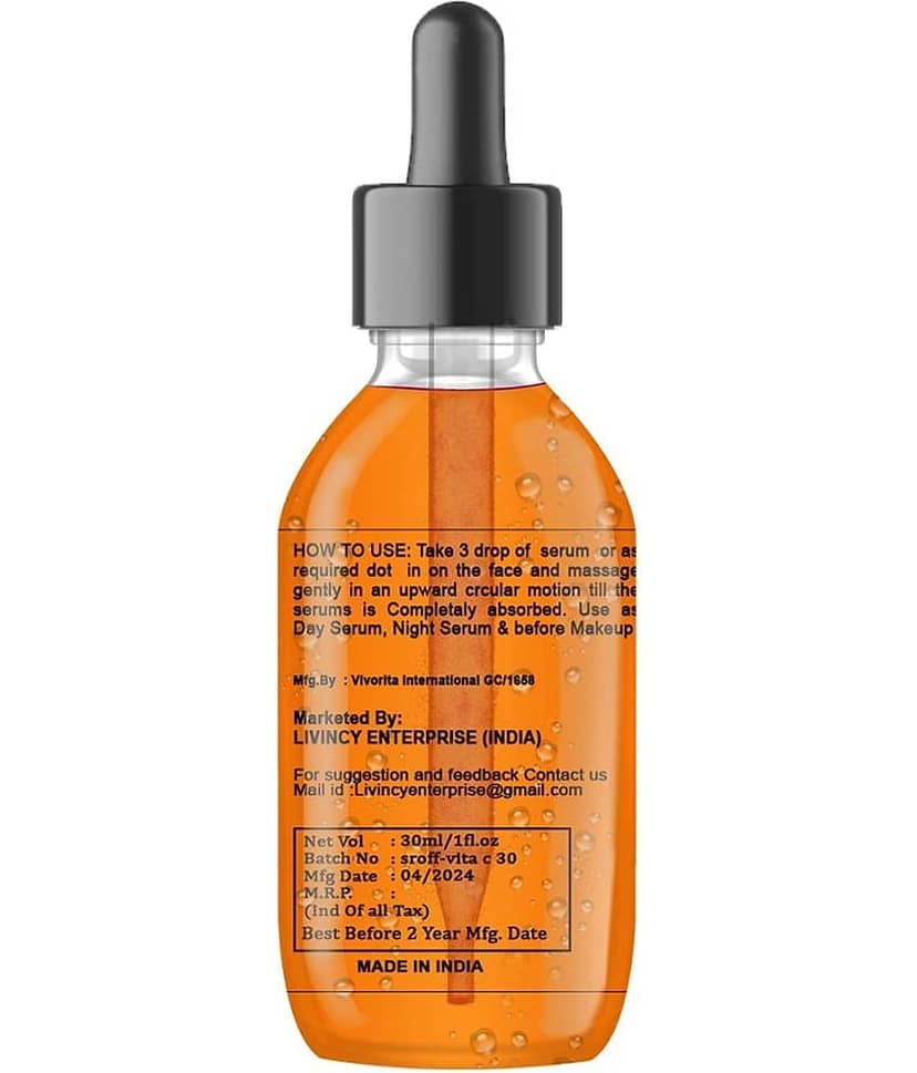 Shroff Face Serum Vitamin C Fairness For All Skin Type ( Pack of 2 ) view 2