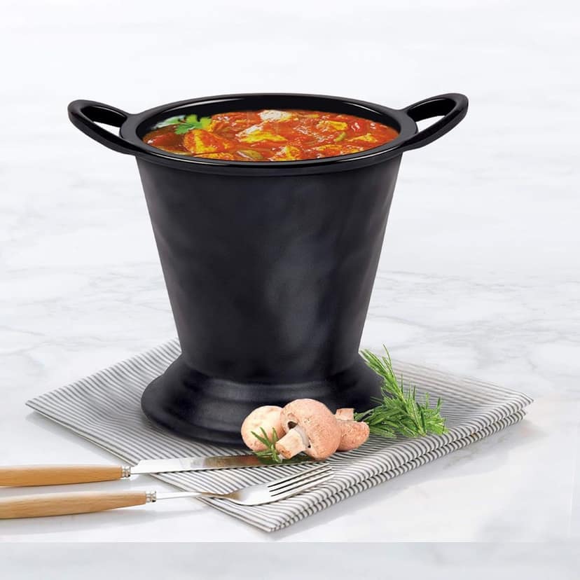 Milton Melamine Bucket, 1 Piece, 400 ml, Black view 2