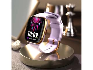 ACwO FwIT Play India?s First 1.75 Luxury Women's Only AMOLED Smart Watch with SOS & Compass, Smart Widget, 7 Cool Games, Dynamic Island Notification - Misty Lavender