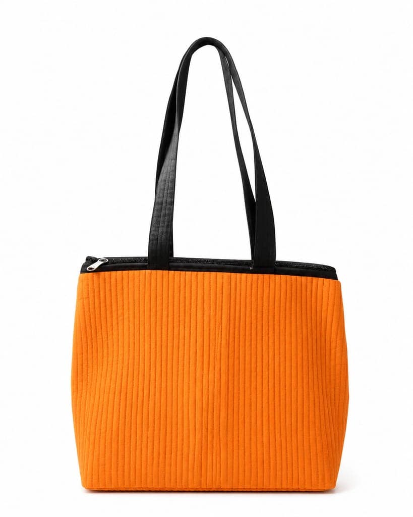 GHL Handmade Odisha Applique Work Tote Bag for Women | Floral Cotton Shoulder Bag