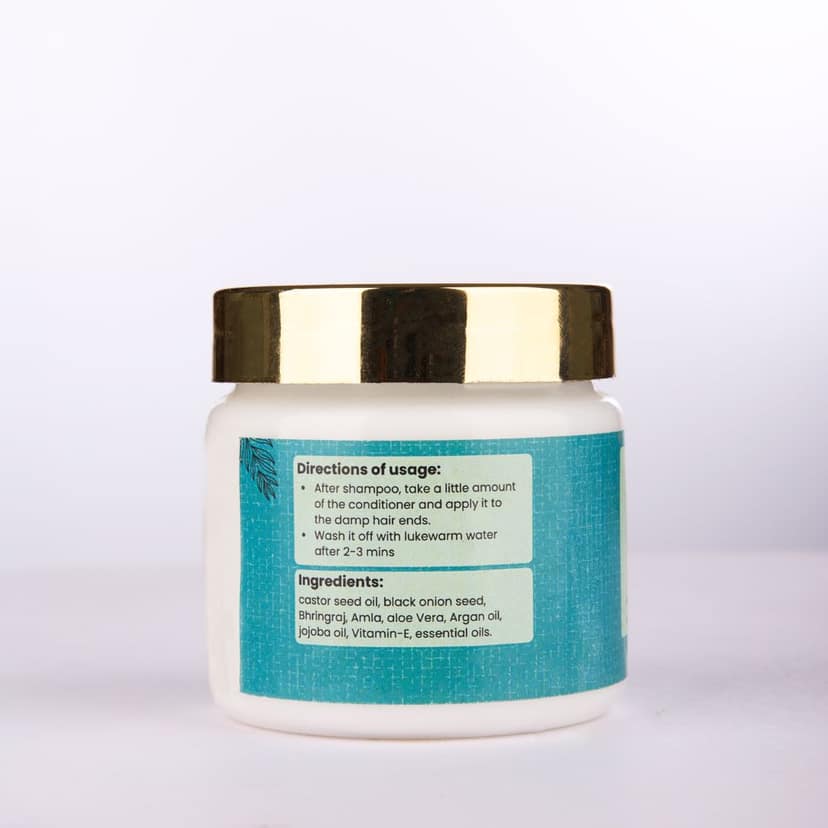 Nourishing Hair Conditioner with Castor, Onion Seed, Bhringraj & Argan Oil view 3