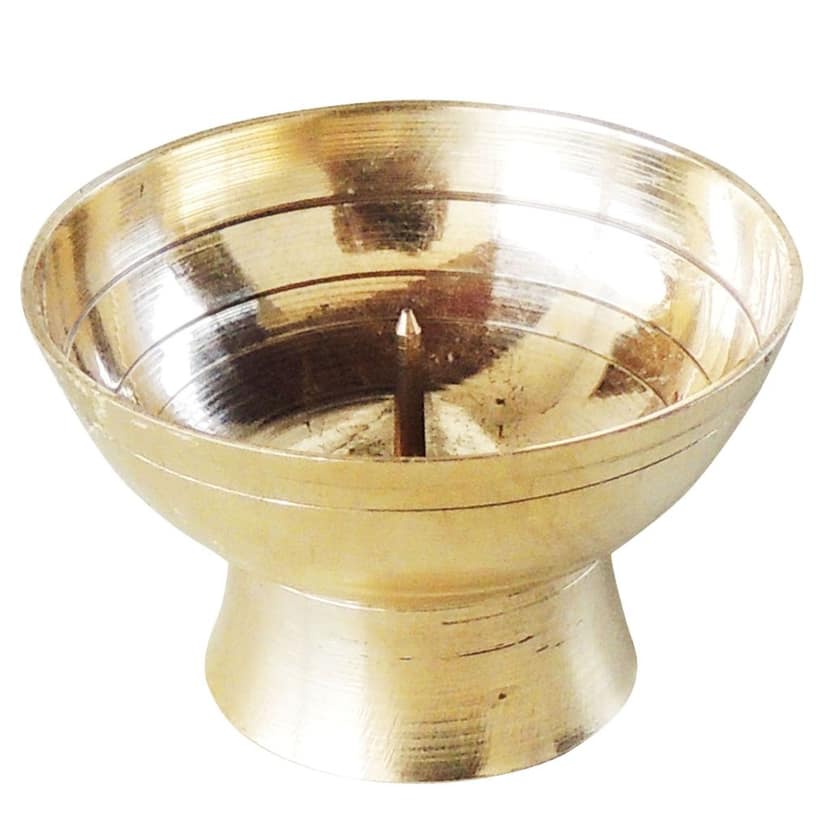 Brass Dhoopbatti Stand Incense Holder, Height : 1.5 Inch (ZMAS220 D) view 3