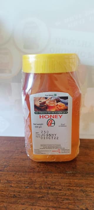Bhu Amrit Natural Honey - Pure & Unprocessed - 500gm
