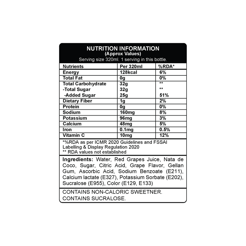 Frutika Coko Coko Red Grapes Juice with Nata De Coco 320ml view 2
