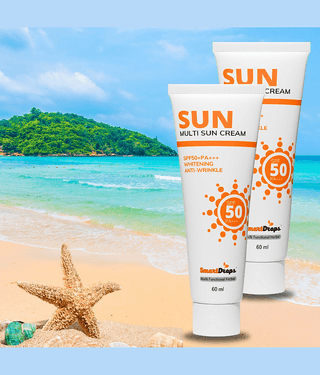 Smartdrops SPF 50 Sunscreen Cream For All Skin Type ( Pack of 2 )