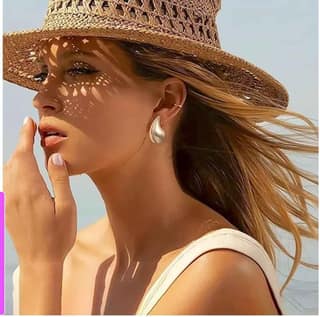 Silver Cascade Teardrop Earrings