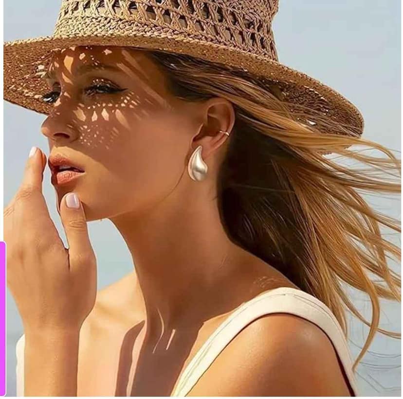 Silver Cascade Teardrop Earrings