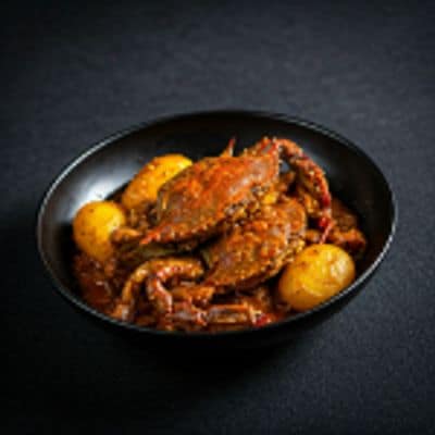 Kankrar Jhol Alu Diye (Blue Crab - Soft Shell)
