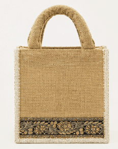 Handmade Jute Bag for Shopping and Everyday Use view 2
