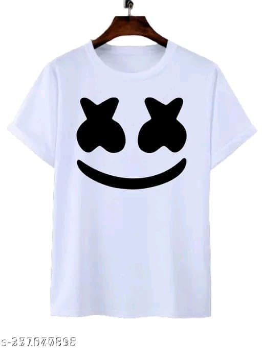 Men's White Marshmello T-Shirt view 3