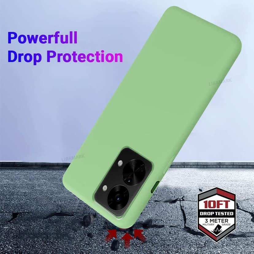 LIRAMARK Liquid Silicone Soft Back Cover Case for OnePlus Nord 2T 5G / 1+Nord 2T 5G view 5