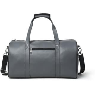MATRICE duffle bag with grey faux vegan leather(NE-S-0796-Grey)