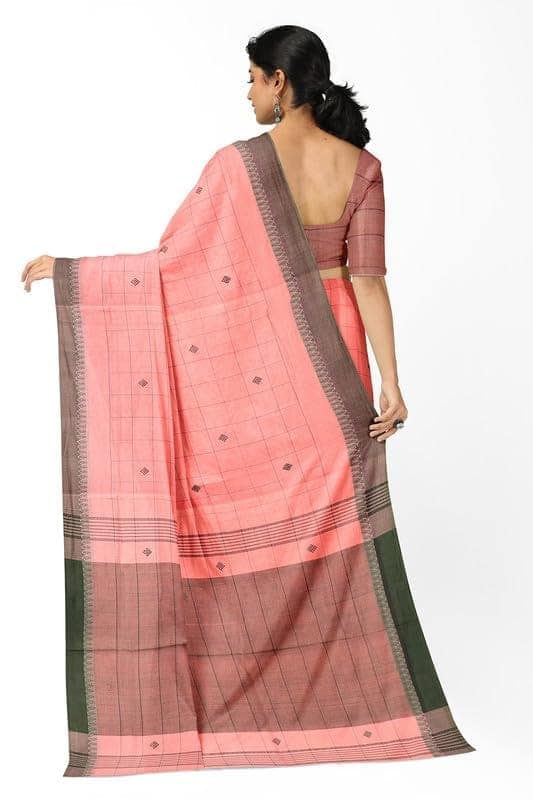 APCO Handloom - Women's Rahajmundry Pure Cotton Grey Handloom Saree (Angara Handloom Saree) 53 view 3