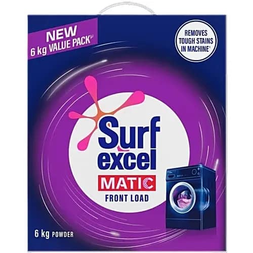 Surf Excel Matic Front Load Pro Detergent Powder (4+2 Kg) 6 Kg
