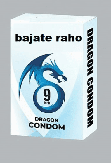 BAJATE RAHO 6 INCH Dragon Silicone Reusable Condom