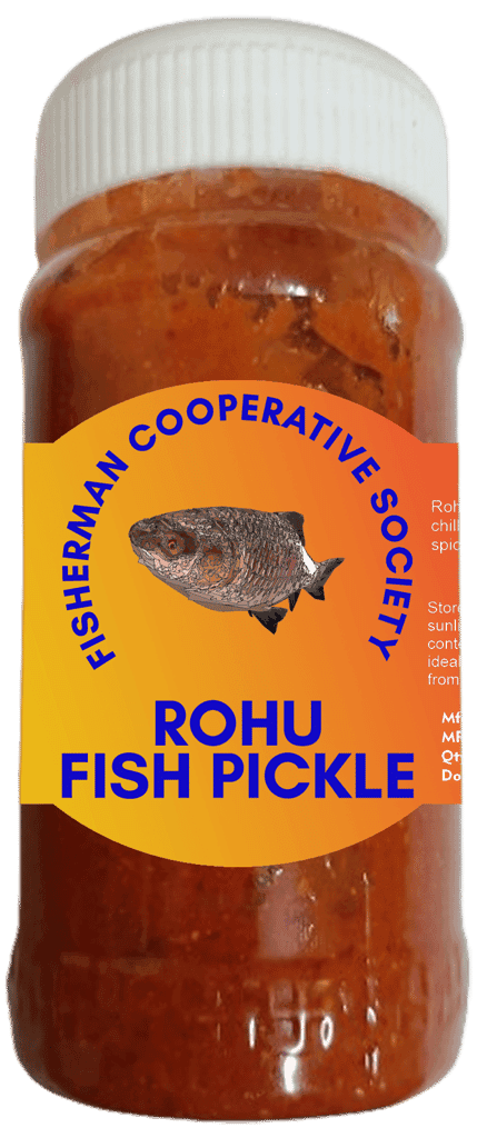 Rohu Fish Pickle | 250gm | Fresh & Spicy | Hygienically Packed | No Preservatives | 100% Natural