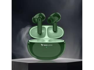 Vaku Luxos True Wireless Earbuds with Smart Touch Controls - Green