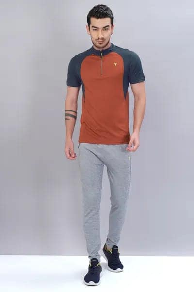 TECHNOSPORT Men T-Shirt RUST view 2