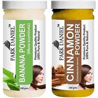 PARK DANIEL Pure & Natural Banana Powder & Cinnamon Powder Combo Pack of 2 Bottles of 100 gm (200 gm ) (200 ml) view 2