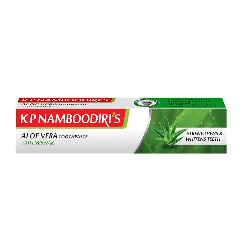 K P NAMBOODIRIS ALOE VERA TOOTHPASTE 100 GMS