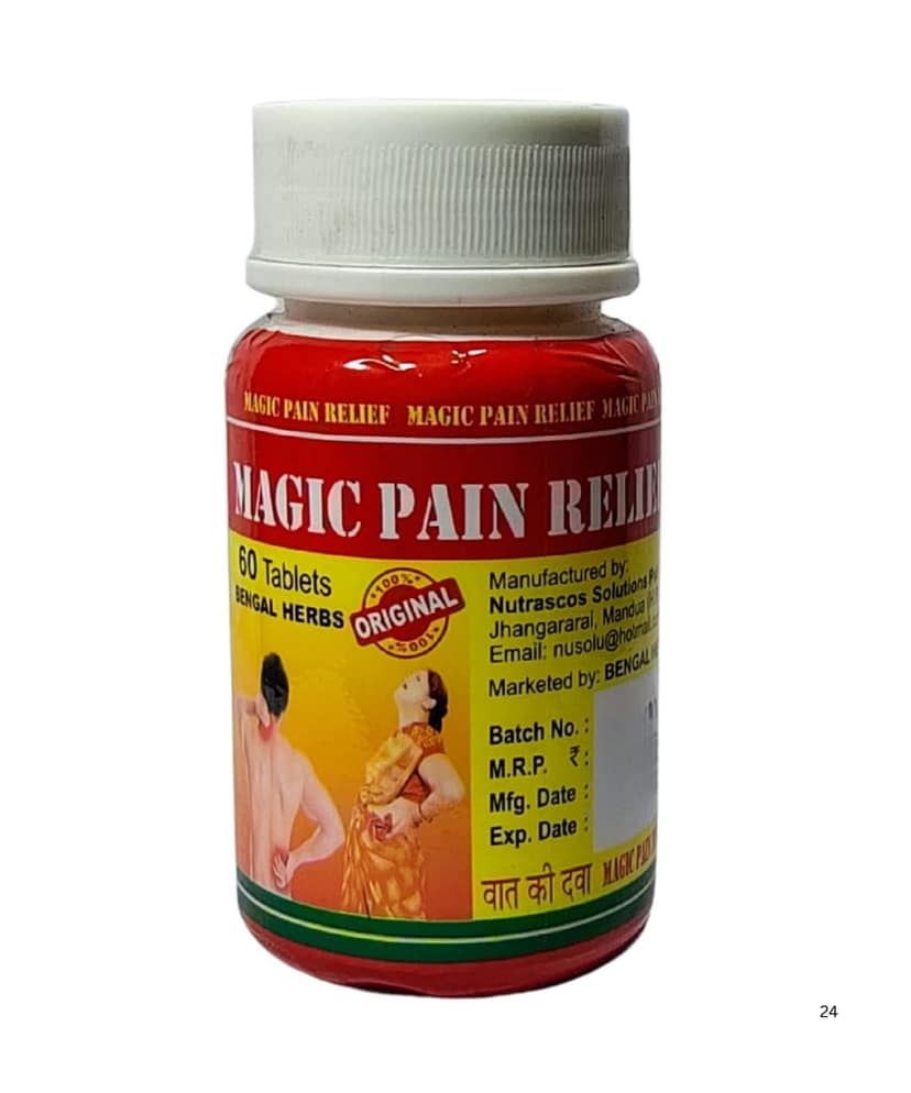 Magic Pain Relief Tablet- 60 Tab Pack of 2 view 2