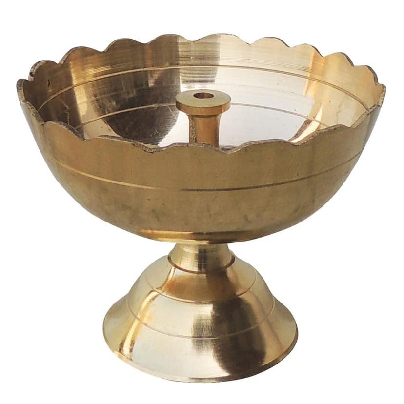 Brass Kamal Deepak No. 5 (FMAS635 F) view 2