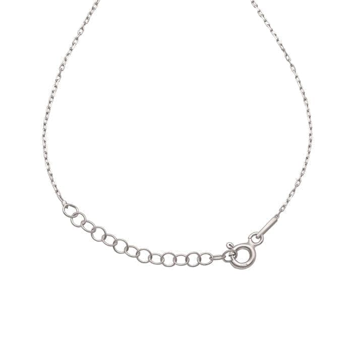 Silver Mini Evil Eye Bracelet view 6