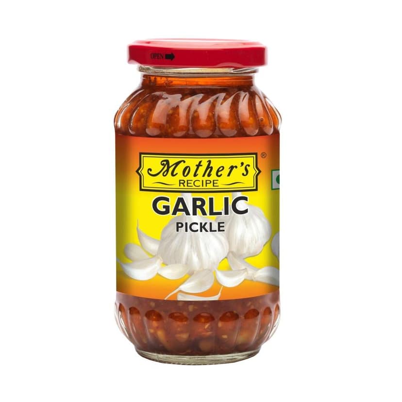 Mother's Recipe Pickle - Garlic, 300 gm Jar - undefined